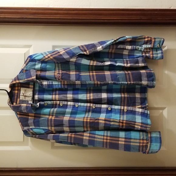 🌸2 for $15🌸 Hollister Huntington Beach Flannel Shirt - Picture 1 of 11